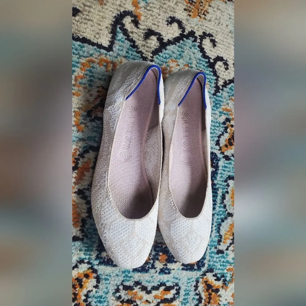Rothy's Square Toe Lily Knit Flats Size W 10.5 - Picture 3 of 9